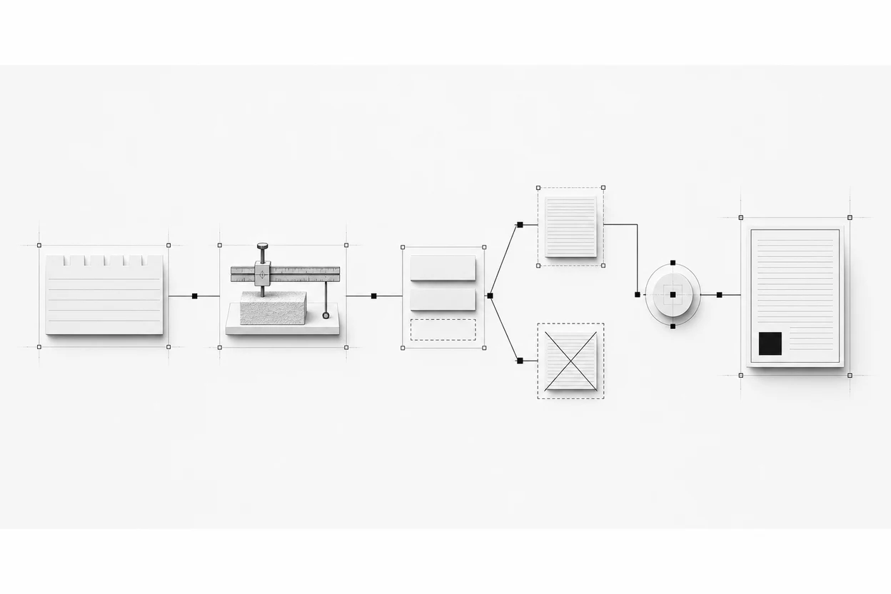 Dated evidence, hands-on testing, counterexamples, and disclosure forming a verifiable page