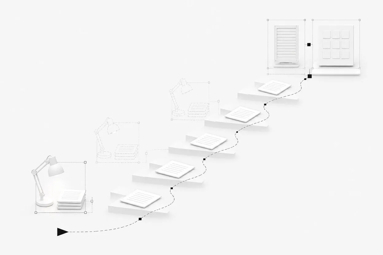 AI assistance fading as practice builds toward independent work