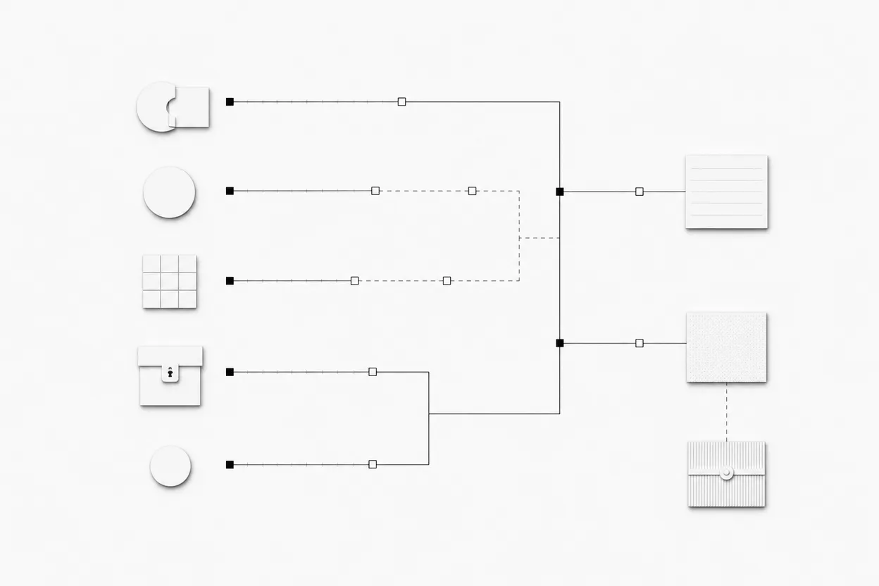 Meeting types routed to paid summaries, free recording, or a private local workflow