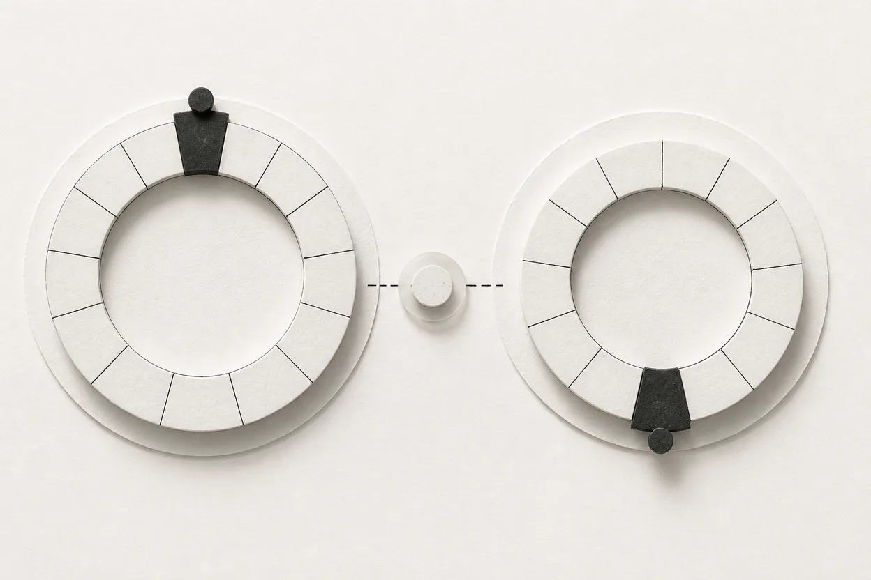 Two independent clocks separating the calendar-month credit reset from the subscription billing cycle