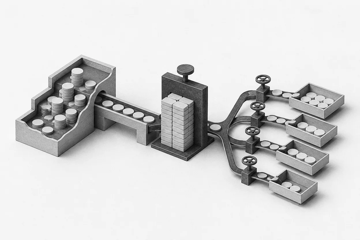 Add-on capacity, a spending ceiling, and per-user gates controlling AI usage