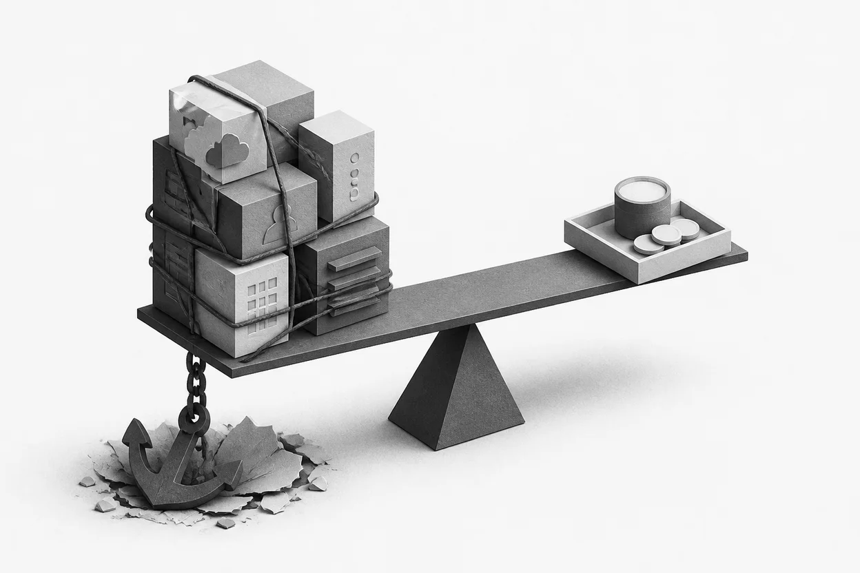 The disruption of leaving a bundled billing plan weighed against one AI credit top-up