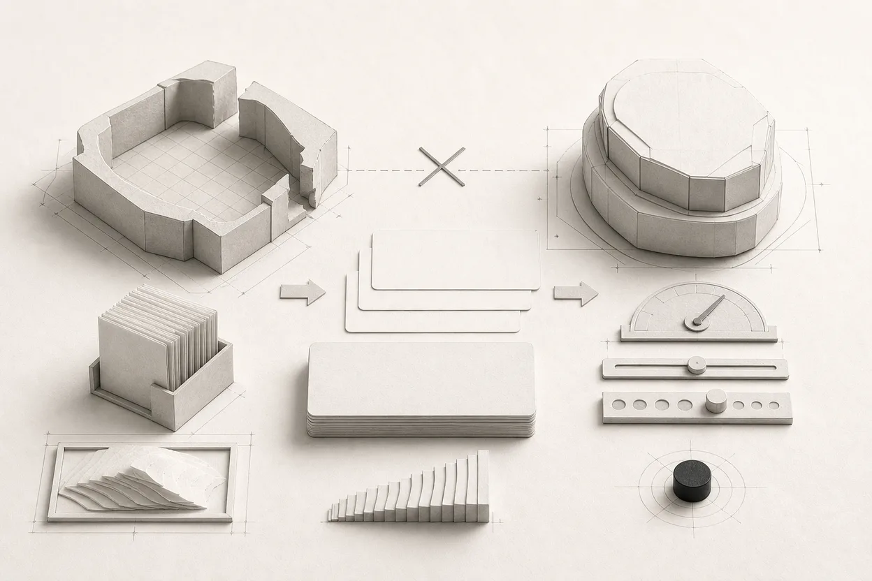 Fine-tuned behavior being rebuilt through evaluation, prompting, and retrieval layers